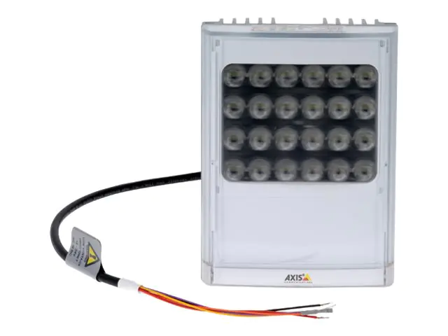 AXIS T90D35 - Weiße LED-Beleuchtung - Deckenmontage möglich, Pfosten montierbar, geeignet für Wandmontage - 12 - 24 V - Innenbereich, Außenbereich - 42 Watt - weiß, Silber
