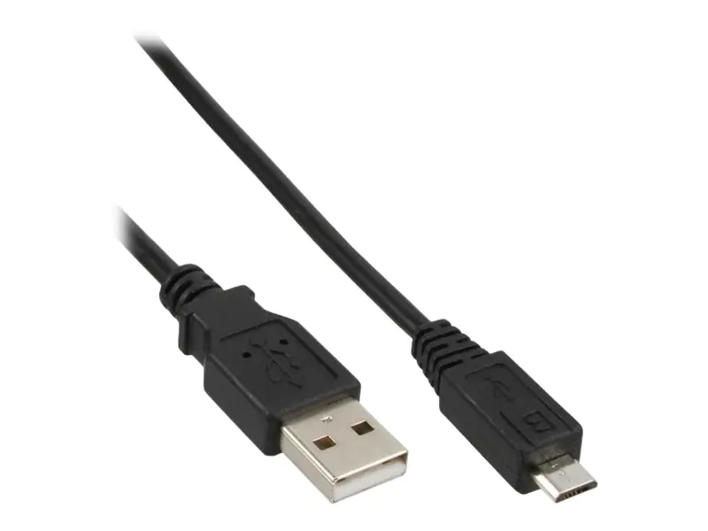 InLine - USB-Kabel - Micro-USB Typ B (M) zu USB (M) - USB 2.0 - 3 m - Schwarz