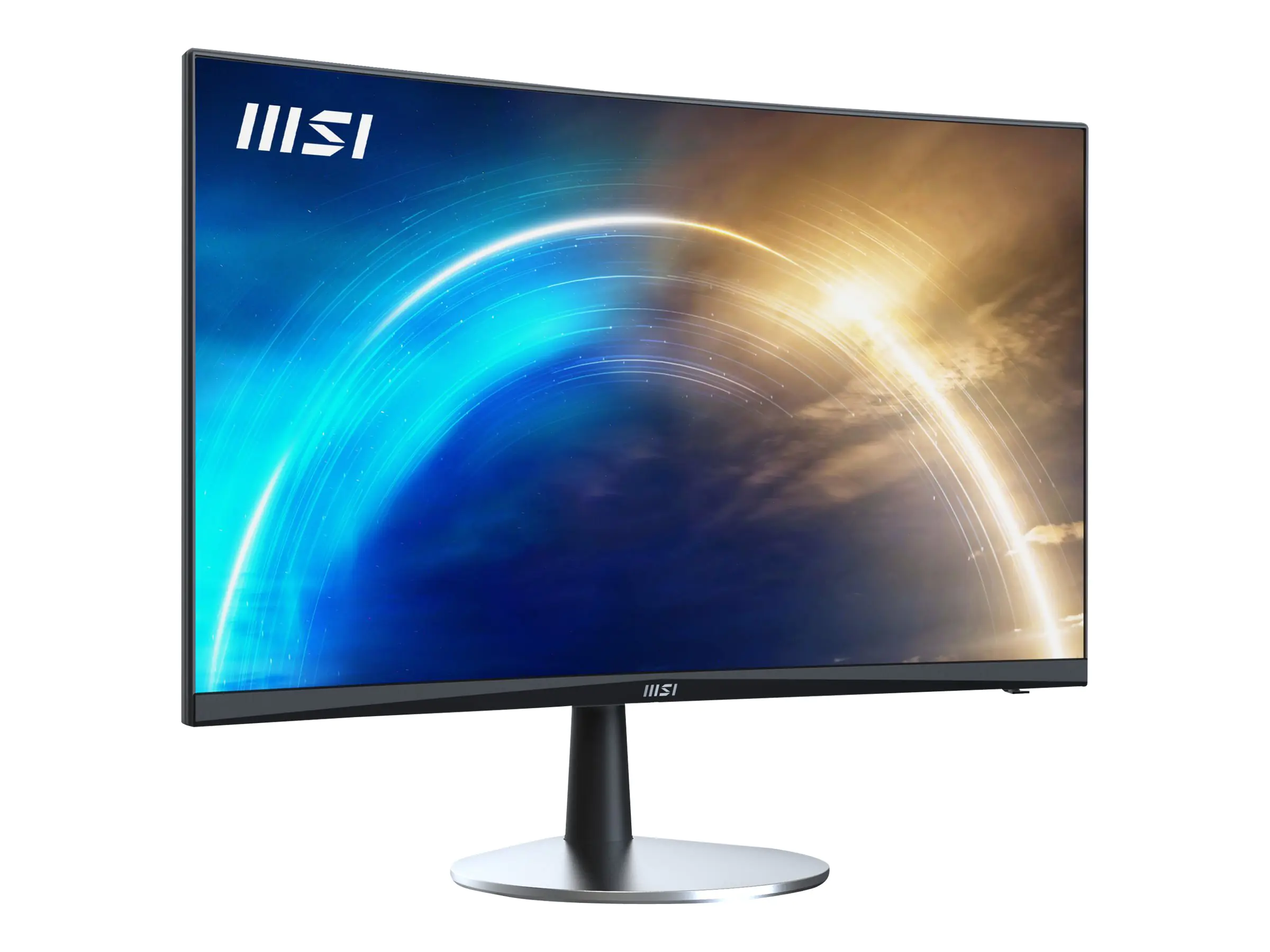 MSI PRO MP242C - LED-Monitor - gebogen - 61 cm (24") (23.6" sichtbar) - 1920 x 1080 Full HD (1080p) @ 75 Hz - VA - 250 cd/m² - 3000:1 - 1 ms - HDMI, VGA - Lautsprecher