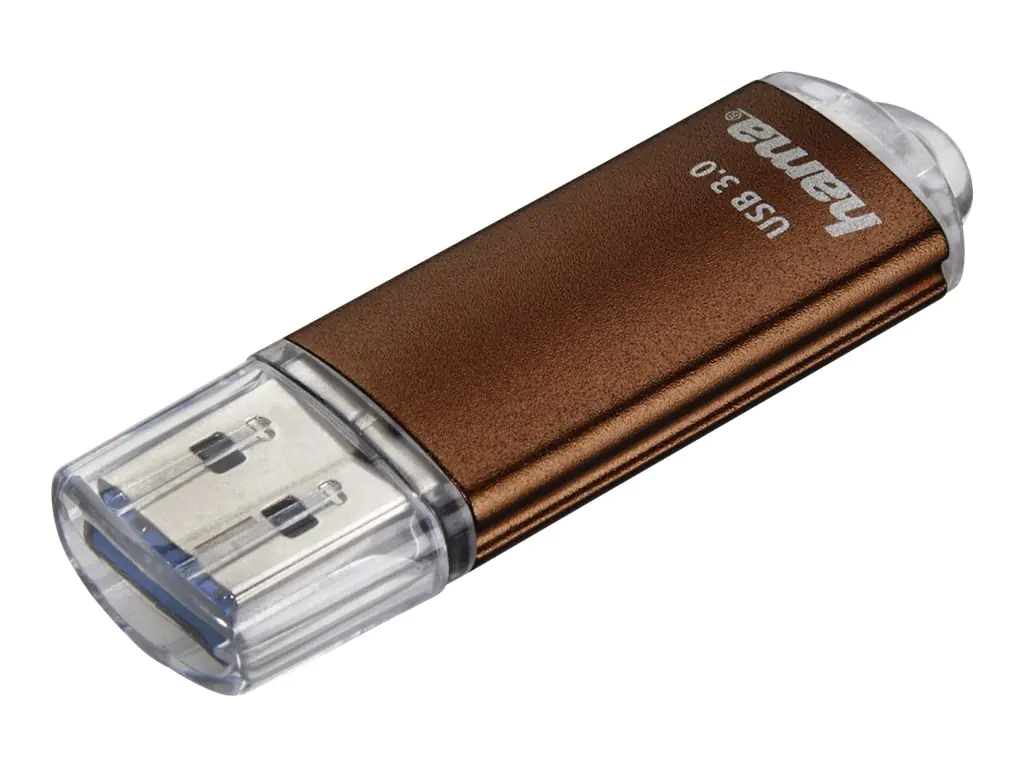 Hama FlashPen Laeta - USB-Flash-Laufwerk - 256 GB - USB 3.0 - braun