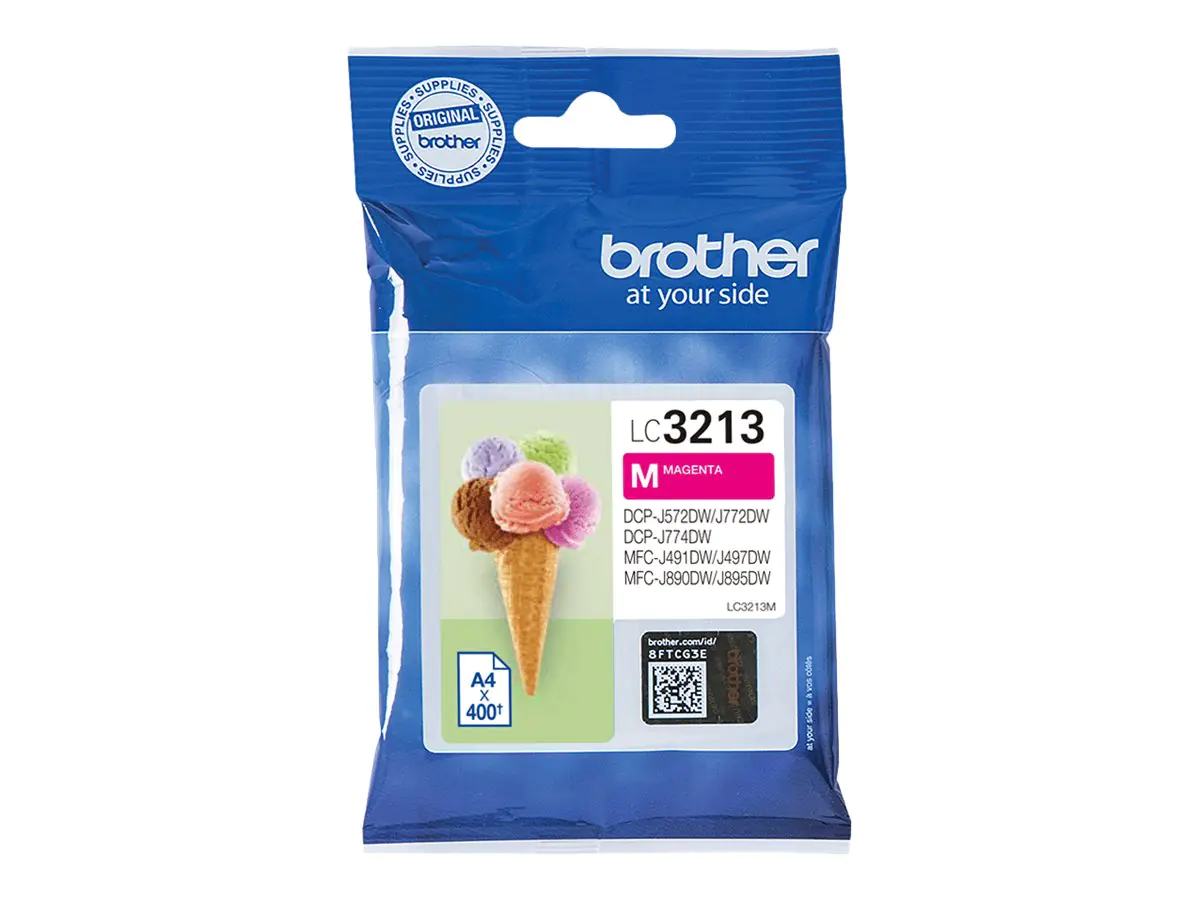 Brother Tinte LC3213VAL Value Pack 4er Pack Schwarz, Gelb, Cyan, Magenta