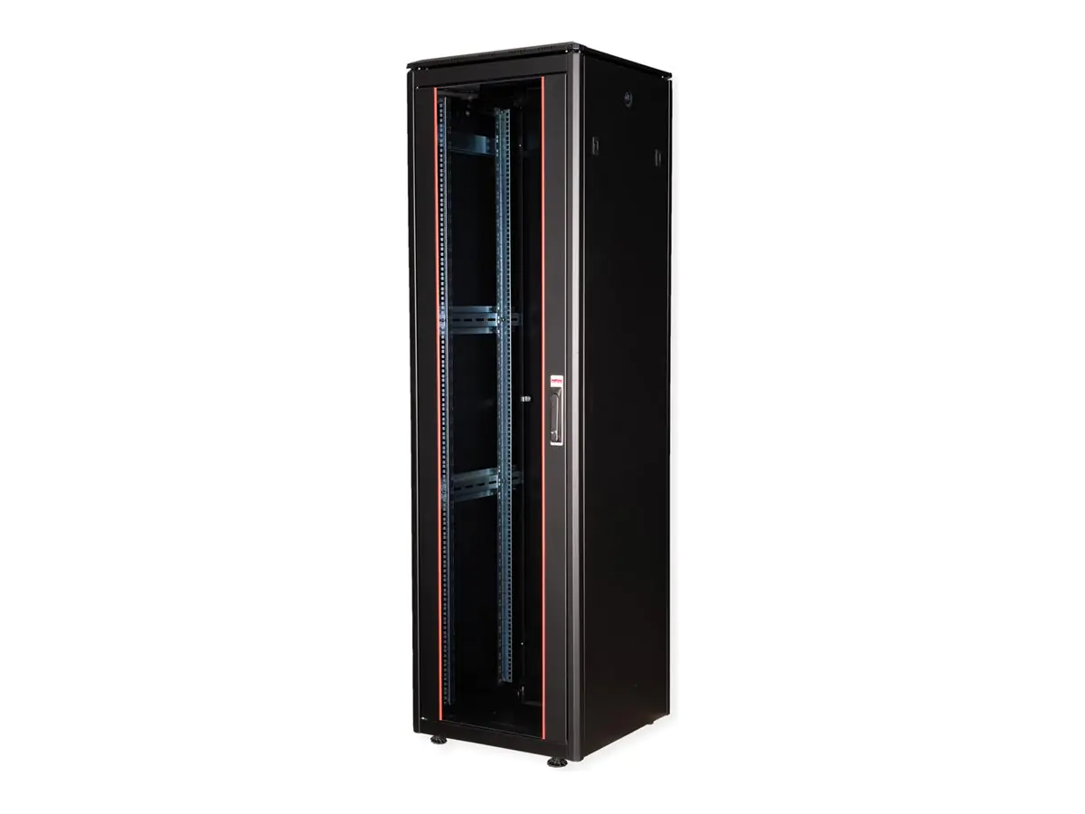 ROTRONIC-SECOMP Roline Pro - Schrank Netzwerkschrank - mit Glastür, 600 x 600 mm (B x T