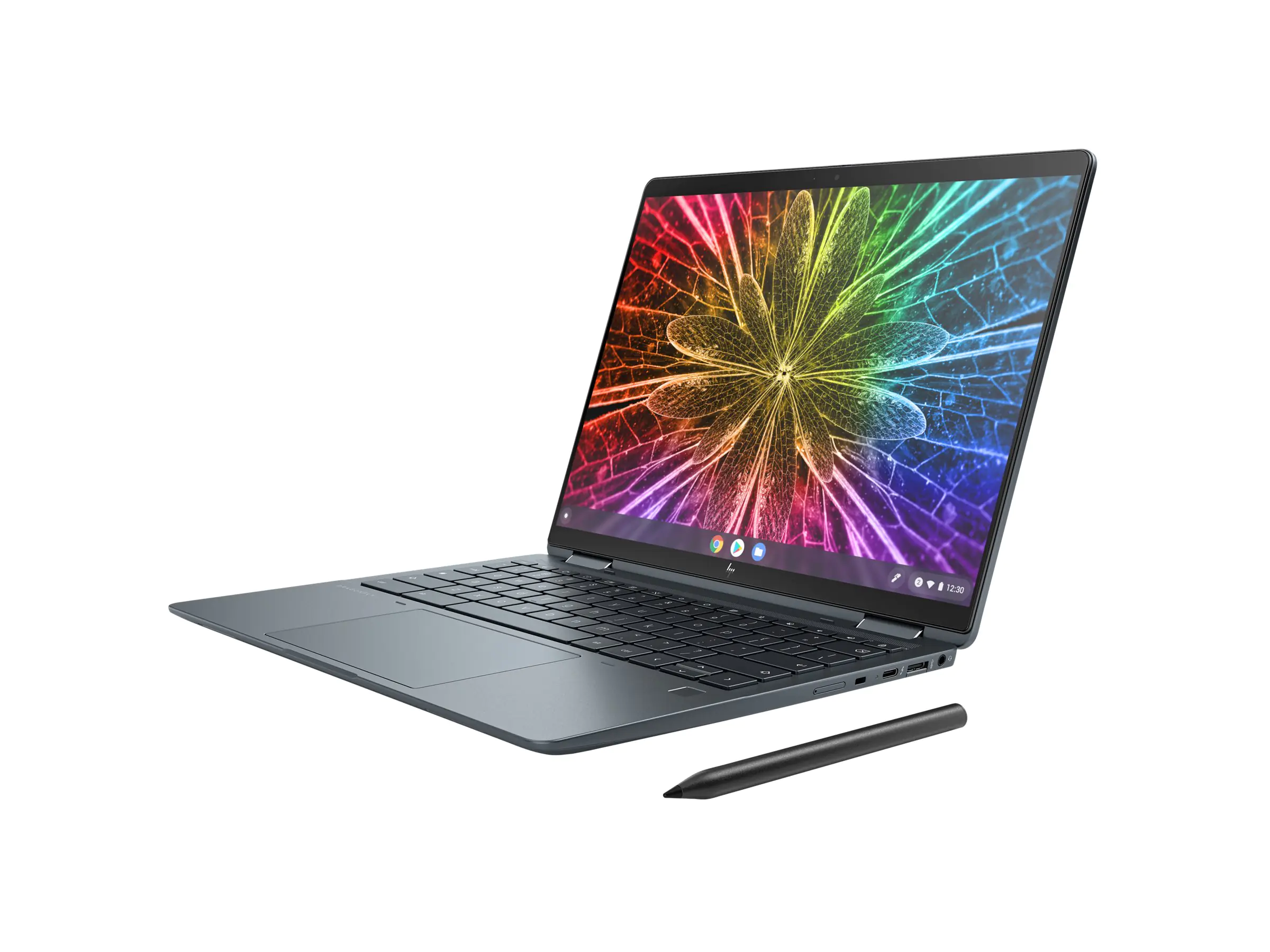 HP Elite Dragonfly Chromebook Enterprise - Flip-Design - Intel Core i7 1265U / 1.8 GHz - Intel Evo vPro Enterprise Platform - Chrome OS (mit Chrome Enterprise Upgrade) - Intel Iris Xe Grafikkarte - 16 GB RAM - 256 GB SSD NVMe, HP Value - 34.3 cm (13.