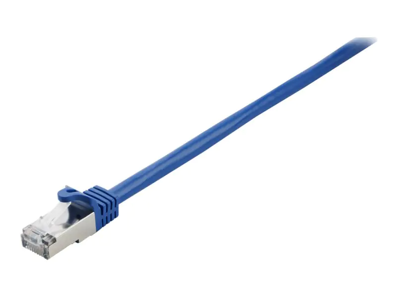 V7 - Patch-Kabel - RJ-45 (M) zu RJ-45 (M) - 2 m - SFTP - CAT 7 - halogenfrei, ohne Haken - Blau