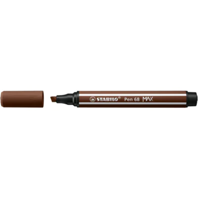 STABILO® Fasermaler Pen 68 MAX 1-5mm braun nicht auswaschbar STABILO® Fasermaler Pen 68 MAX 1-5mm braun nicht auswaschbar