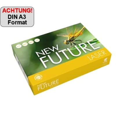 Future Kopierpapier New Future Laser 9538B80B A3 80g 500 Bl./Pack.
