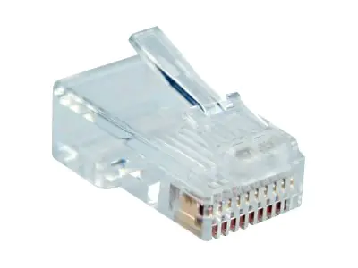 InLine Modular Plug 10P10C for Crimping Western Jack to Ribbon Cable - Netzwerkanschluss - RJ-45 (10-polig) (M) (Packung mit 10)