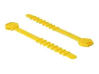 Delock - Kabelbinder - 12 cm - Gelb (Packung mit 10)