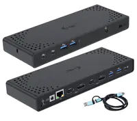 i-Tec - Dockingstation - USB-C / USB 3.0 / Thunderbolt 3 / Thunderbolt 4 - 2 x HDMI, 2 x DP++ - 1GbE - 130 Watt i-Tec - Dockingstation - USB-C / USB 3.0 / Thunderbolt 3 / Thunderbolt 4 - 2 x HDMI, 2 x DP++ - 1GbE - 130 Watt