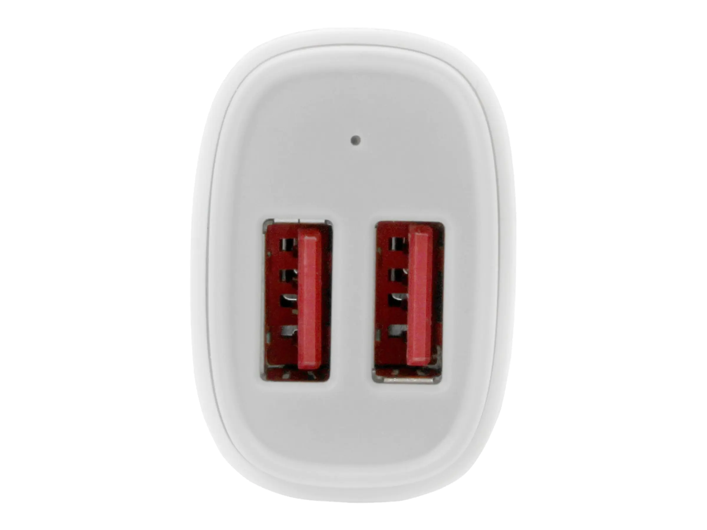 StarTech Dual Port USB KFZ Ladegerät - 24W/4.8 - Weiß - 2 Port USB Autoladegerät - Auto-Netzteil - 24 Watt - 4.8 A - 2 Ausgabeanschlussstellen (USB) - weiß - für P/N: USBLT1MW, USBLT1MWS, USBLT2MBR, USBLT2MW, USBLT30CMW, USBLTM1MBK, USBLTM1MWH
