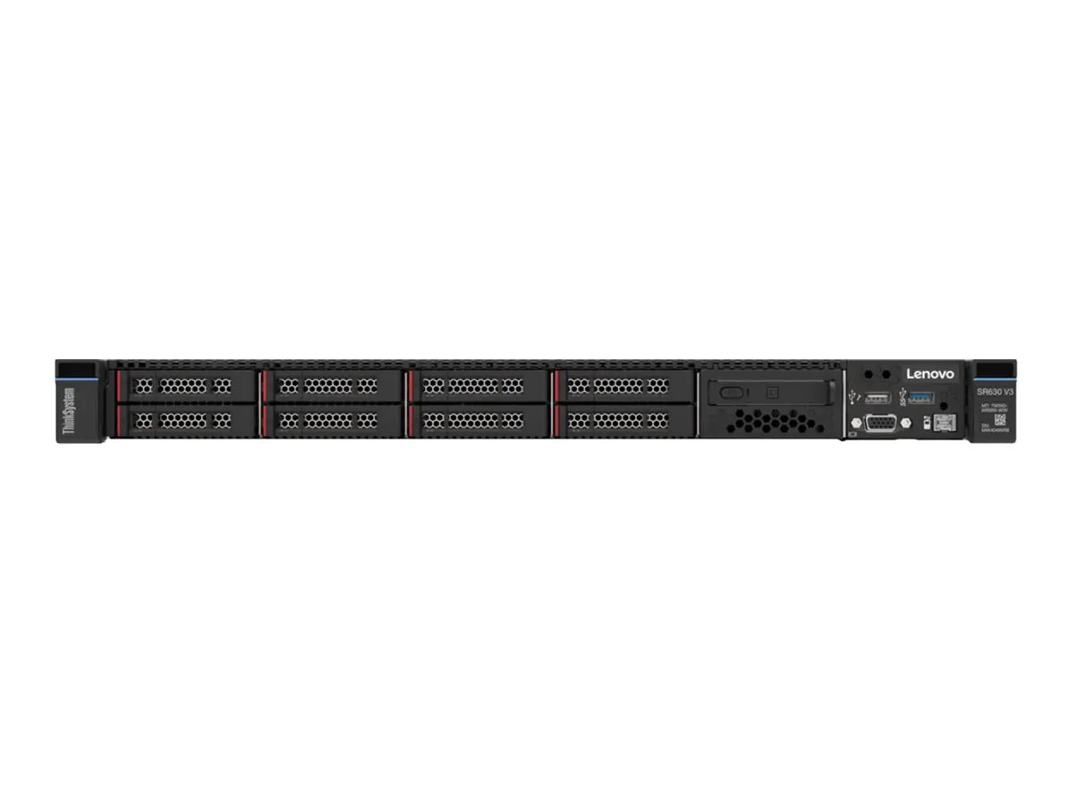 Lenovo ThinkSystem SR630 V3 7D73 - Server - Rack-Montage - 1U - zweiweg - 1 x Xeon Silver 4509