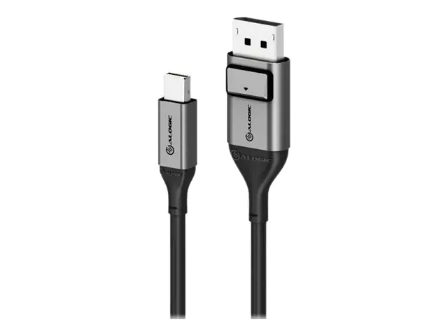 ALOGIC Ultra - DisplayPort-Kabel - Mini DisplayPort (M) zu DisplayPort (M) - DisplayPort 1.4 - 2 m - unterstützt 8K UHD (7680 x 4320), FEC - Space-grau