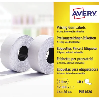 Avery Zweckform Endlosetikett PLR1626 16x26mm 12.000 St./Pack. Avery Zweckform Endlosetikett PLR1626 16x26mm 12.000 St./Pack.