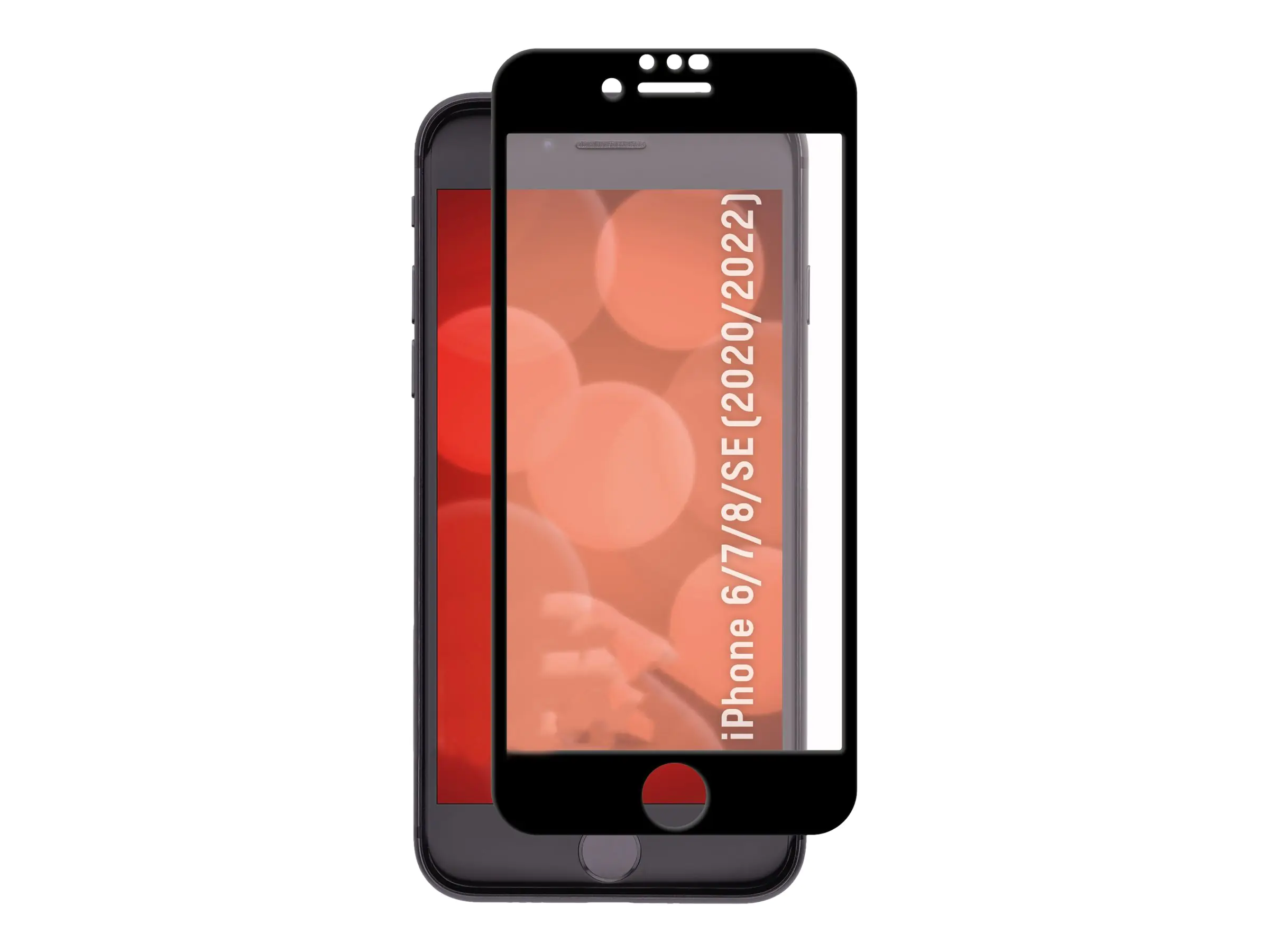 DISPLEX Real Glass - Bildschirmschutz für Handy - 3D - Glas - Rahmenfarbe schwarz - für Apple iPhone 6, 7, 8, SE (2. Generation), SE (3rd generation) DISPLEX Real Glass - Bildschirmschutz für Handy - 3D - Glas - Rahmenfarbe schwarz - für Apple iPhone 6, 7, 8, SE (2. Generation), SE (3rd generation)