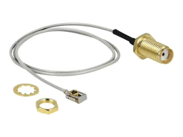Delock Antennenkabel - SMA weiblich Bulkhead 89932