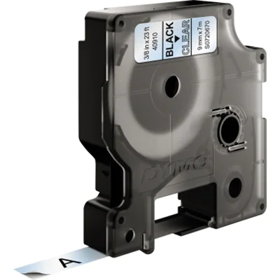 DYMO Schriftbandkassette D1 S0720670 9mmx7m schwarz auf transp. DYMO Schriftbandkassette D1 S0720670 9mmx7m schwarz auf transp.