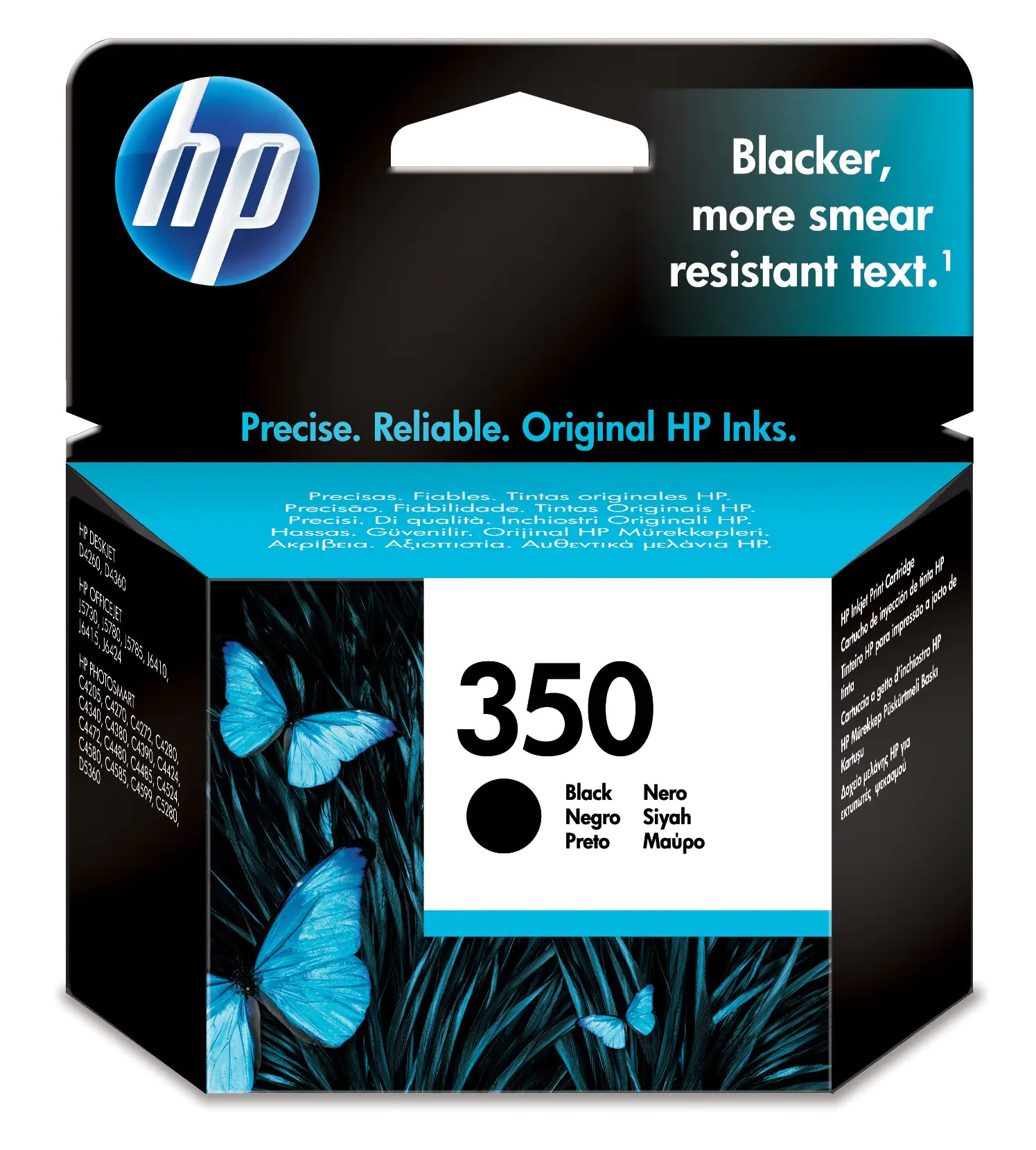 HP 350 - 4.5 ml - Schwarz - original - Tintenpatrone - für Deskjet D4268; Photosmart C4483, C4486, C4488, C4524, C4583, C4585, C4588, C5225 HP 350 - 4.5 ml - Schwarz - original - Tintenpatrone - für Deskjet D4268; Photosmart C4483, C4486, C4488, C4524, C4583, C4585, C4588, C5225