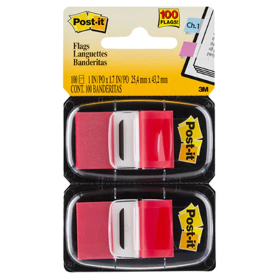 Post-it Haftstreifen Index Standard 680-RD2 50Blatt rot 2 St./Pack Post-it Haftstreifen Index Standard 680-RD2 50Blatt rot 2 St./Pack