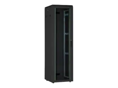 DIGITUS Unique DN-19 47U-6/6-B-1 - Schrank Netzwerkschrank - Schwarz, RAL 9005 - 47U - 48.3 c