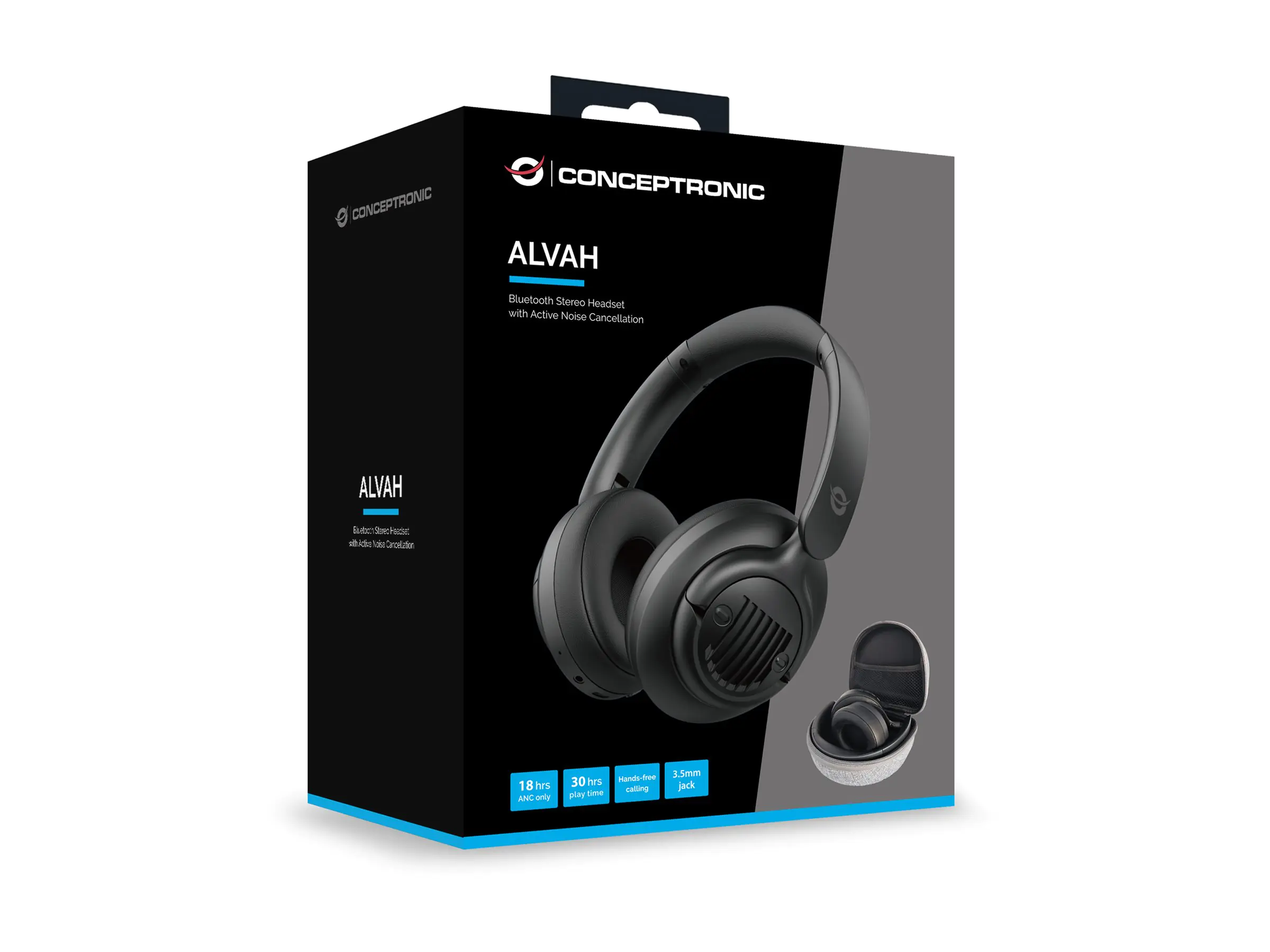 Conceptronic Headset Wireless Bluetooth 5.4 Lärmunterdr. sw