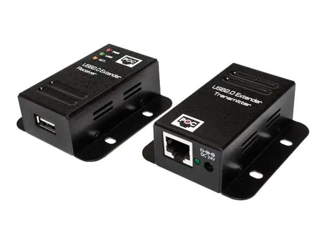 LogiLink USB 2.0 Cat. 5 Extender, Receiver and Transmitter - USB-Erweiterung - USB 2.0 - bis zu 50 m