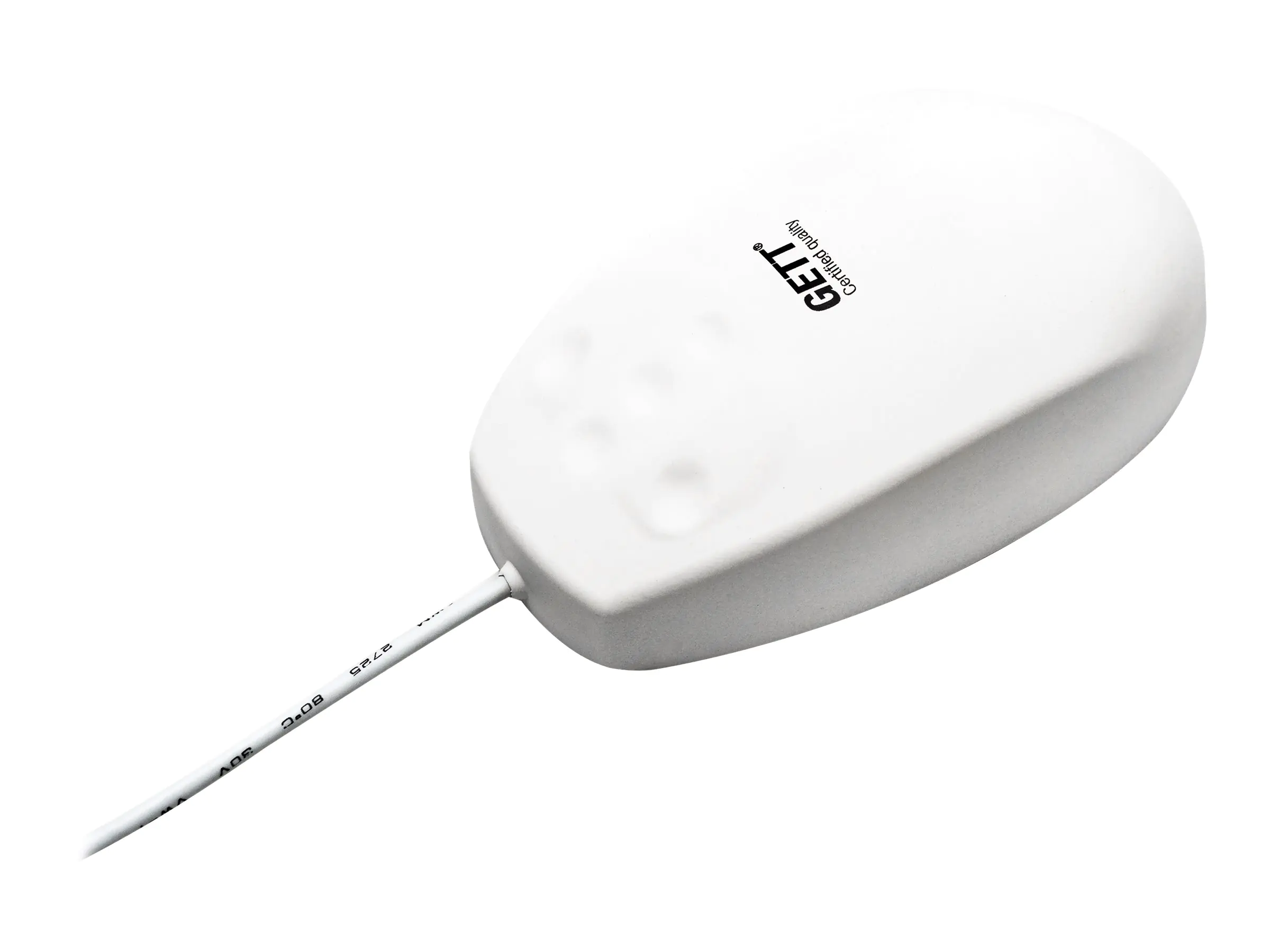 GETT TKH-MOUSE-GCQ-MED-AM-SCROLL-LASER-IP68-WHITE-USB - Maus - Laser - 5 Tasten - kabelgebunden - USB - weiß GETT TKH-MOUSE-GCQ-MED-AM-SCROLL-LASER-IP68-WHITE-USB - Maus - Laser - 5 Tasten - kabelgebunden - USB - weiß