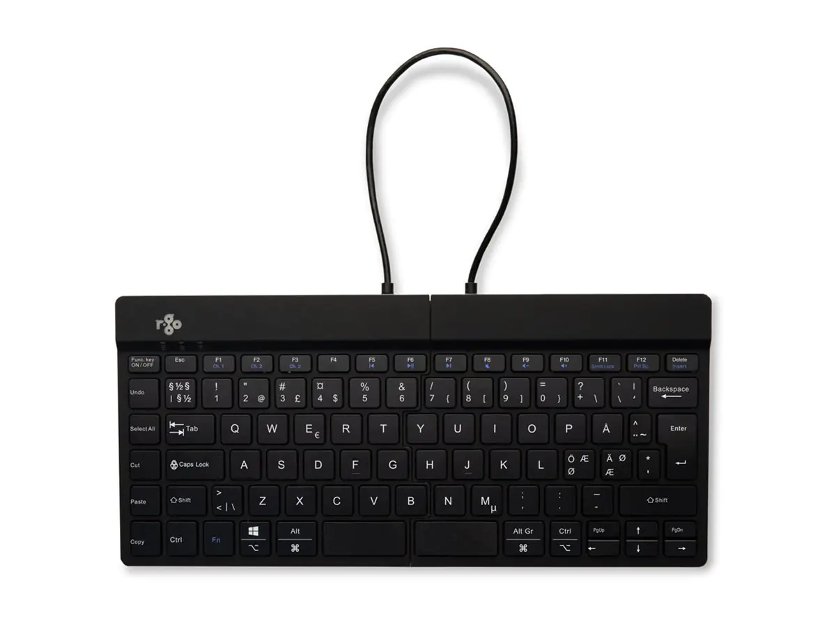 R-Go Split Break - Tastatur - with integrated break indicator