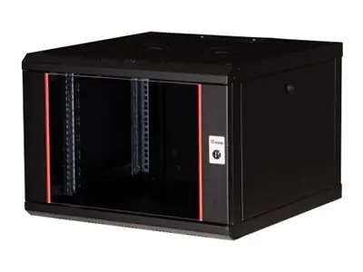 Equip Pro Mount - Schrank Netzwerkschrank - 600x600 mm, mit Glastür, abnehmbare und abschließb