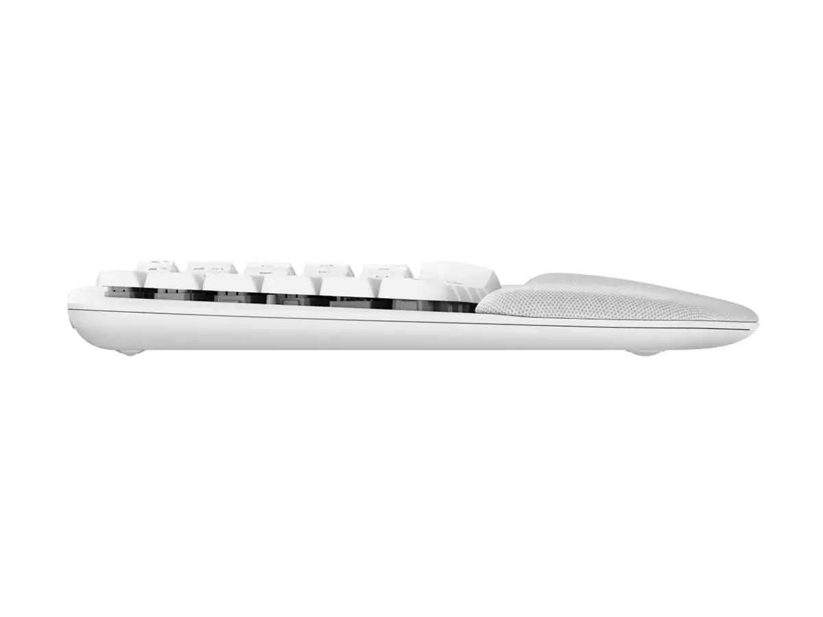 Logitech Ergo Series Wave Keys for Mac - Tastatur - kabellos - Bluetooth LE - QWERTZ - Deutsch - Off-White