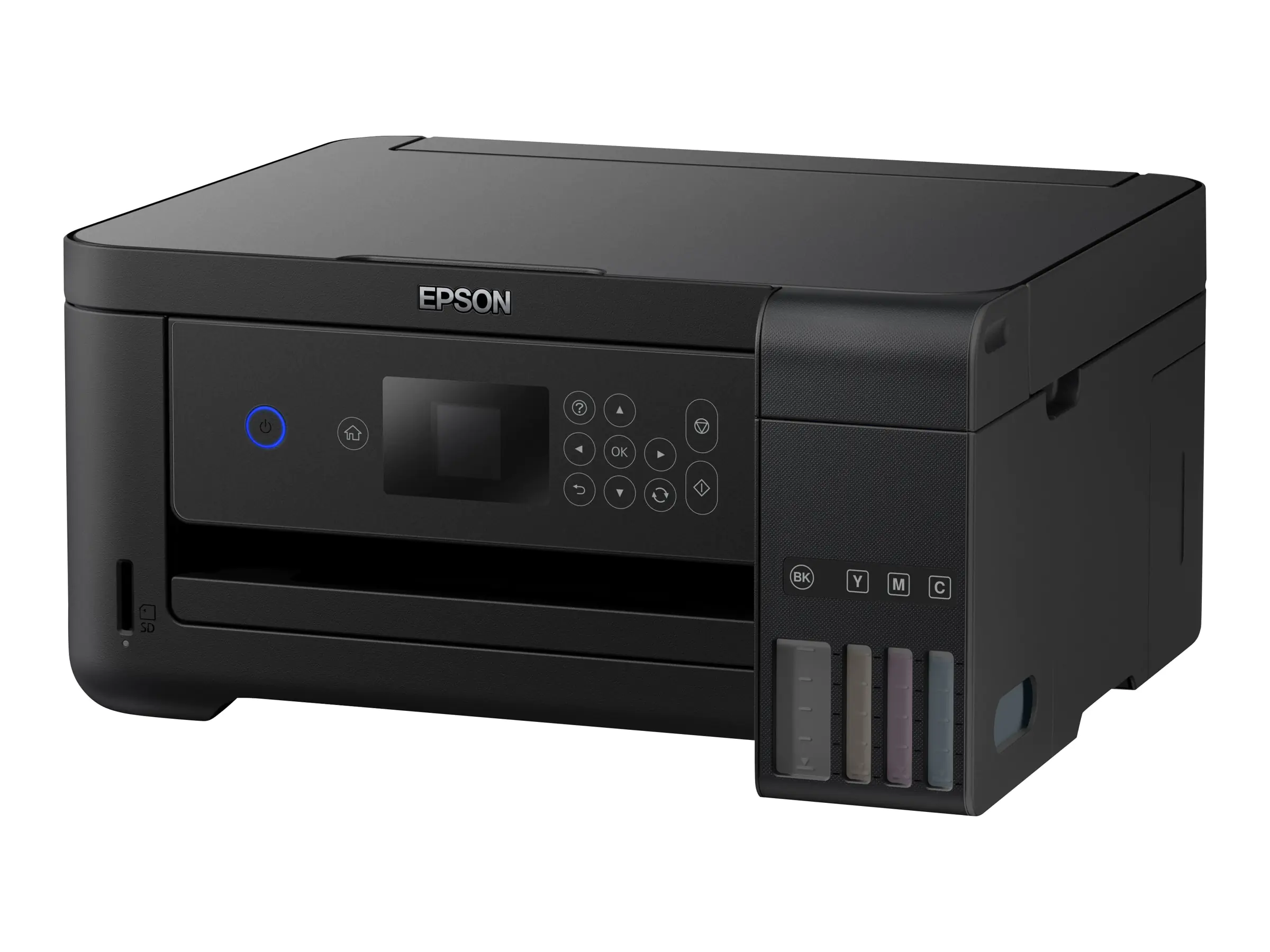 Epson EcoTank ET-2750 - Multifunktionsdrucker - Farbe - Tintenstrahl - Legal (216 x 356 mm)/A4 (210 x 297 mm) (Original) - A4/Legal (Medien) - bis zu 10.5 Seiten/Min. (Drucken) - 100 Blatt - USB, Wi-Fi - Schwarz