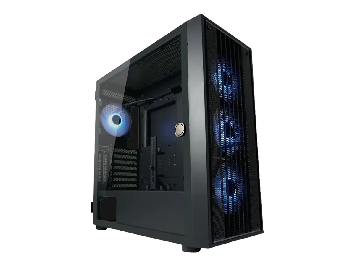 LC-Power Gaming 810B Dark_Crawler_X - Tower Gaming - E-ATX - Seitenteil mit Fenster (gehärtetes Glas) LC-810B-ON