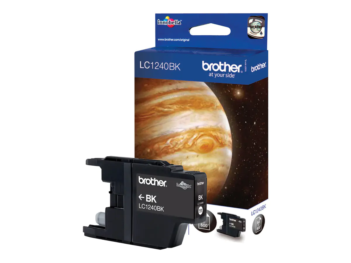Brother LC1240BK - Schwarz - Original - Tintenpatrone - für Brother DCP-J525, J725, J925, MFC-J430, J5910, J625, J6510, J6710, J6910, J825 Brother LC1240BK - Schwarz - Original - Tintenpatrone - für Brother DCP-J525, J725, J925, MFC-J430, J5910, J625, J6510, J6710, J6910, J825