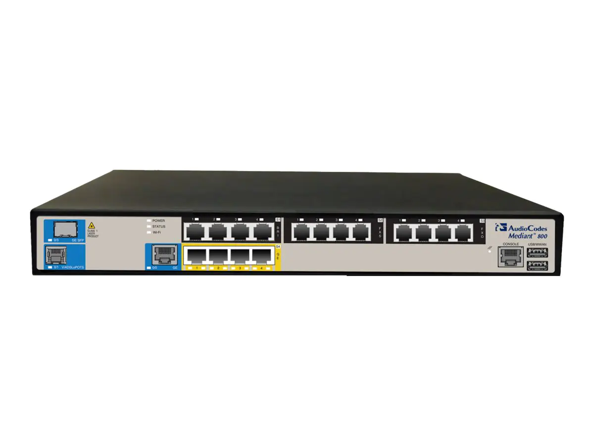 AudioCodes Mediant 800B - VoIP-Gateway - 1GbE