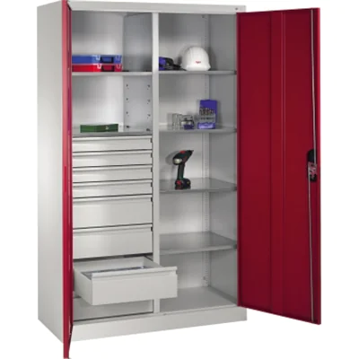 C+P Werkzeugschrank 8931305S10056 6Bd. 6Sch. 1950x1200x500mm lgr/rrt C+P Werkzeugschrank 8931305S10056 6Bd. 6Sch. 1950x1200x500mm lgr/rrt