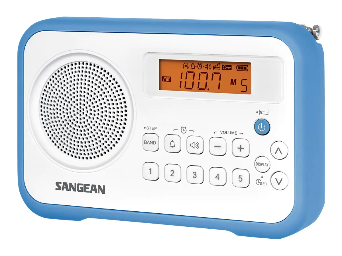 Sangean Electronics Sangean-PR-D18 - Radio - 1 Watt - weiß, Blau PR-D18BU