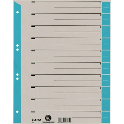 Leitz Trennblatt 16523030 DIN A4 Karton Tab h.bl 25 St./Pack. Leitz Trennblatt 16523030 DIN A4 Karton Tab h.bl 25 St./Pack.