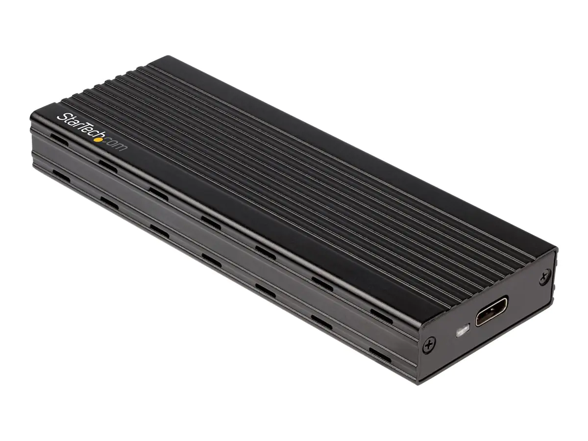 StarTech.com USB-C (10Gbps) to M.2 NVMe SSD Enclosure - Portable M.2 PCIe Aluminum Case - 1GB/s Read & Write - Mac & PC - Speichergehäuse - M.2 - M.2 Card - USB 3.1 (Gen 2) M2E1BMU31C