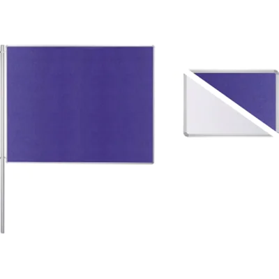 Ultradex Anbaustellwand 747718 200x120cm Filz/Whiteboard ws/bl Ultradex Anbaustellwand 747718 200x120cm Filz/Whiteboard ws/bl