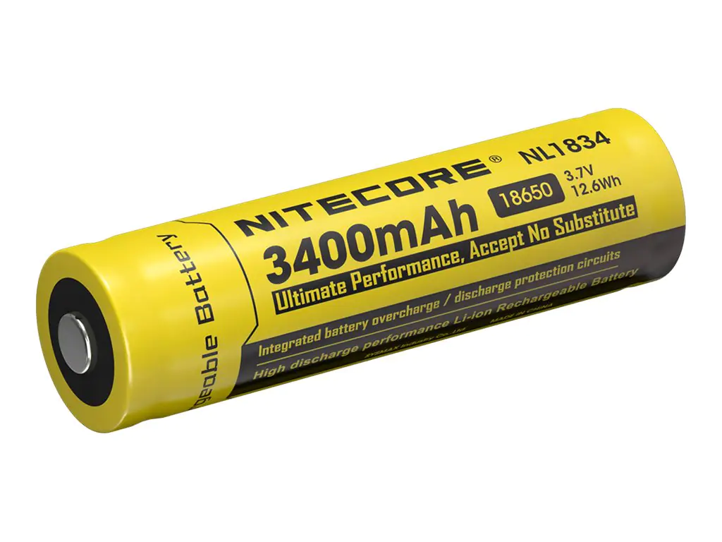 Nitecore Flashlight NITECORE NL1834 - Batterie 18650 - Li-Ion - 3400 NC-18650/34