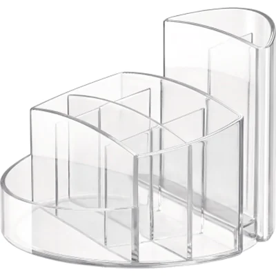 HAN Stifteköcher RONDO 17460-23 9Fächer Polystyrol glasklar HAN Stifteköcher RONDO 17460-23 9Fächer Polystyrol glasklar