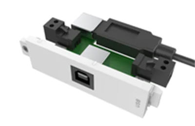 VISION TechConnect 3 USB-b module with active booster circuit - Modulares Faceplate-Snap-In - USB-Typ B VISION TechConnect 3 USB-b module with active booster circuit - Modulares Faceplate-Snap-In - USB-Typ B