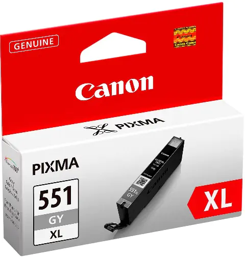 Canon CLI-551GY XL - Hohe Ergiebigkeit - Grau - Original - Tintenbehälter - für PIXMA iP8750, iX6850, MG5655, MG6350, MG6450, MG7150, MG7550 Canon CLI-551GY XL - Hohe Ergiebigkeit - Grau - Original - Tintenbehälter - für PIXMA iP8750, iX6850, MG5655, MG6350, MG6450, MG7150, MG7550