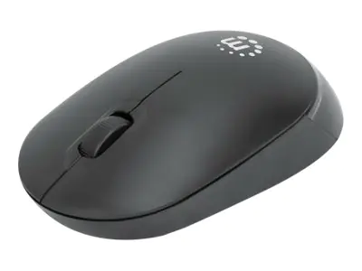 Manhattan Performance III Wireless Mouse, Black, 1000dpi, 2.4Ghz (up to 10m), USB, Optical, Ambidextrous, Three Button with Scroll Wheel, USB nano receiver, AA battery (not included), Low friction base, Three Year Warranty, Retail Box - Maus - rechts- und Manhattan Performance III Wireless Mouse, Black, 1000dpi, 2.4Ghz (up to 10m), USB, Optical, Ambidextrous, Three Button with Scroll Wheel, USB nano receiver, AA battery (not included), Low friction base, Three Year Warranty, Retail Box - Maus - rechts- und