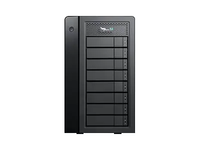 Promise Pegasus32 R8 - Festplatten-Array - 96 TB - 8 Schächte (SATA-600) - HDD 12 TB x 8 - Thunderbolt 3, USB 3.2 Gen 2 (extern)