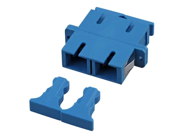 VALUE - Netzwerkkoppler - SC Single-Modus (W) bis SC Single-Modus (W) - Glasfaser - Blau