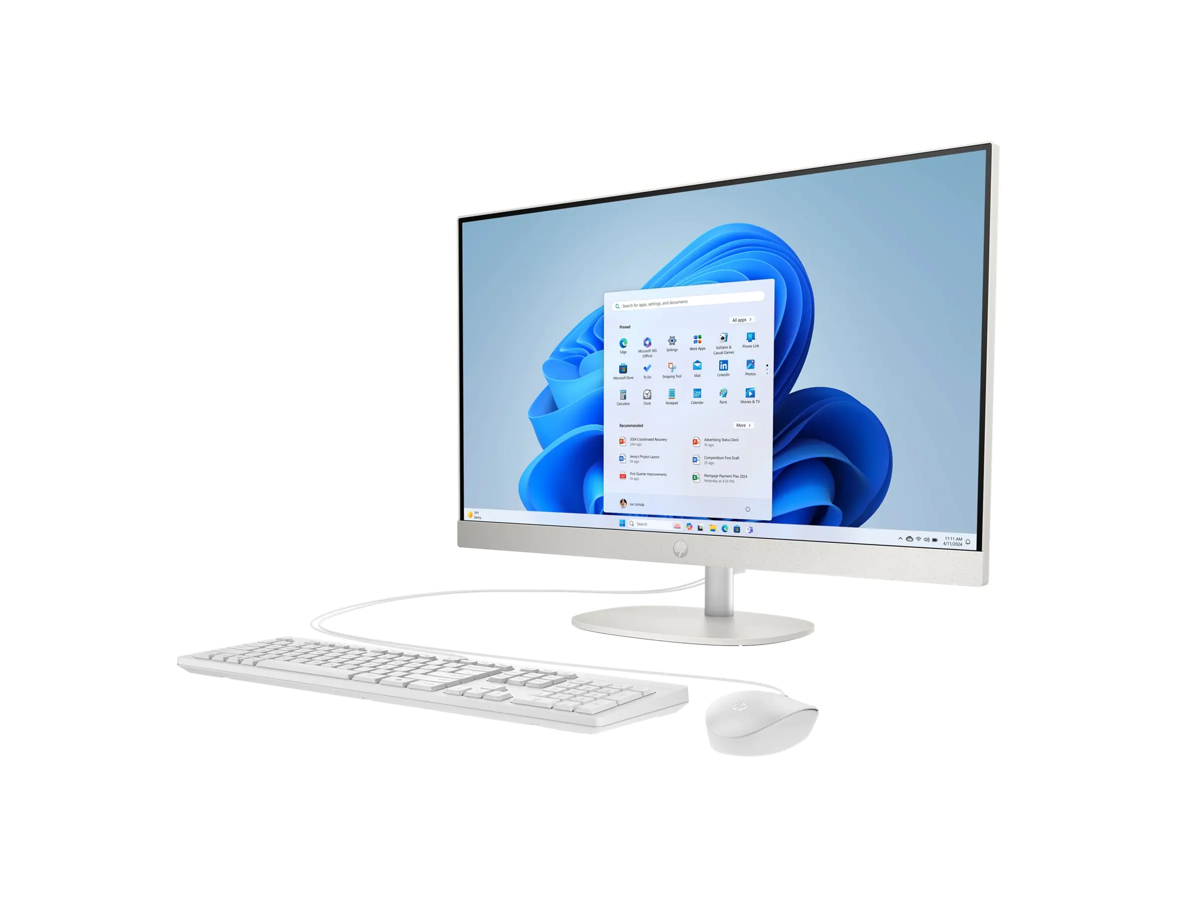 HP AI 27-cr2275ng - All-in-One (Komplettlösung) - Core Ultra 7 255U - RAM 16 GB - SSD 512 GB - NVMe