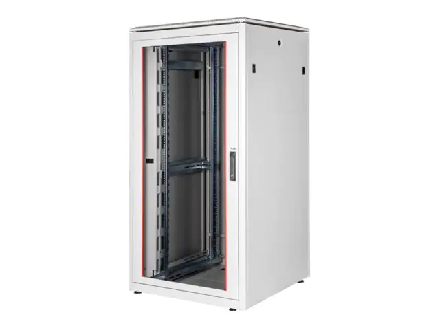 Equip Dynamic Flex Line - Schrank Netzwerkschrank - 800x800 mm, with glass door, removable and lockable panels, assembled - freistehend - Hellgrau, RAL 7035 - 32U - 48.3 cm (19") EDF-32-8080-G-HJAA