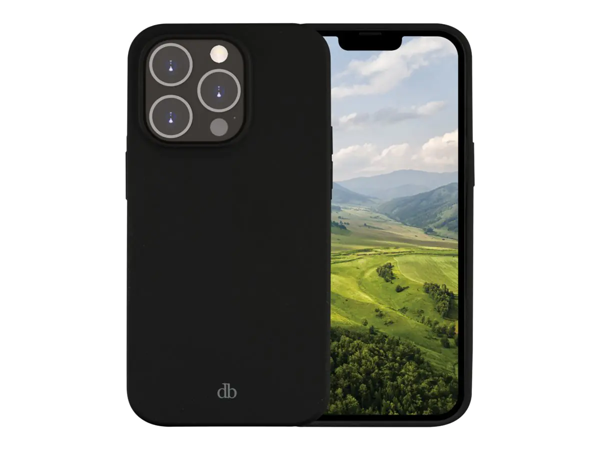 dbramante1928 Costa Rica - Hintere Abdeckung für Mobiltelefon - Silikon - Night Black - für Apple iPhone 14 Pro