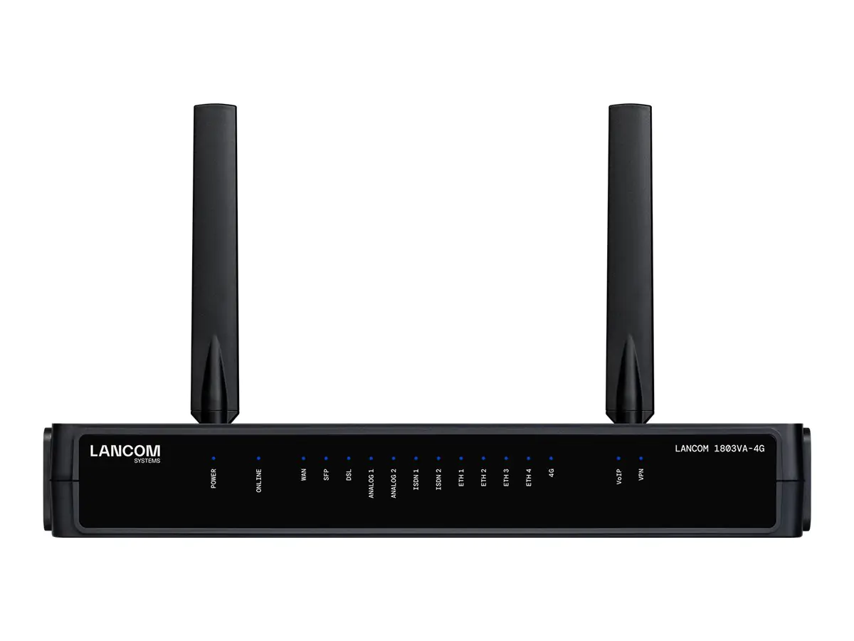 Lancom 1803VA-4G - Wireless Router - DSL-Modem 4-Port-Switch 62155