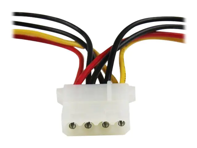 StarTech LP4 auf SATA Stromkabel mit Floppy-Stromanschluss - Netzteil - SATA-Stromstecker (M)